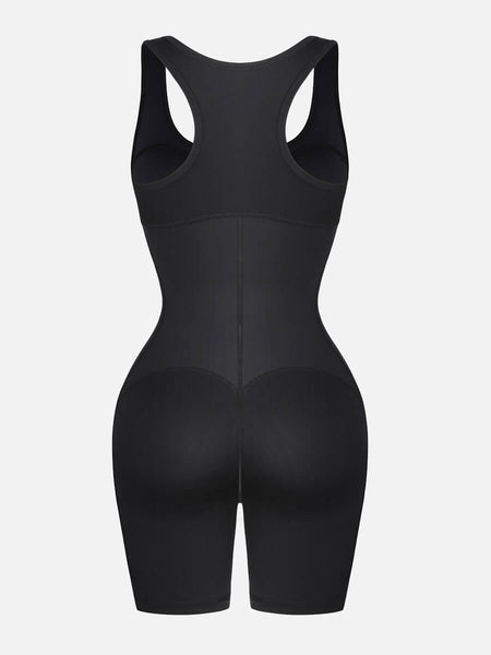 🔥 ZIP & DRIP SHORT SAUNA JUMPSUIT