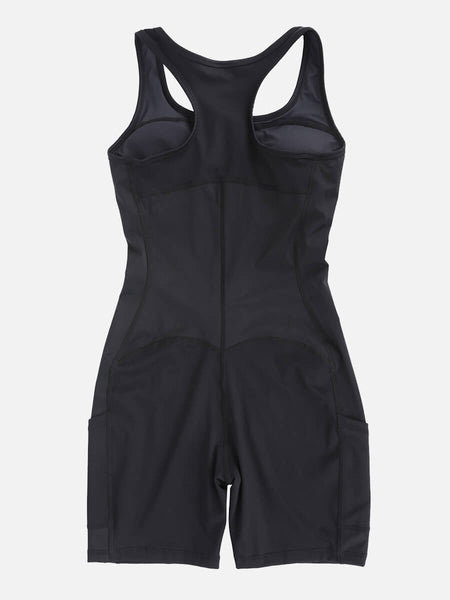 🔥 ZIP & DRIP SHORT SAUNA JUMPSUIT