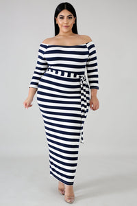 Nautical Beautiful Stripe Dress