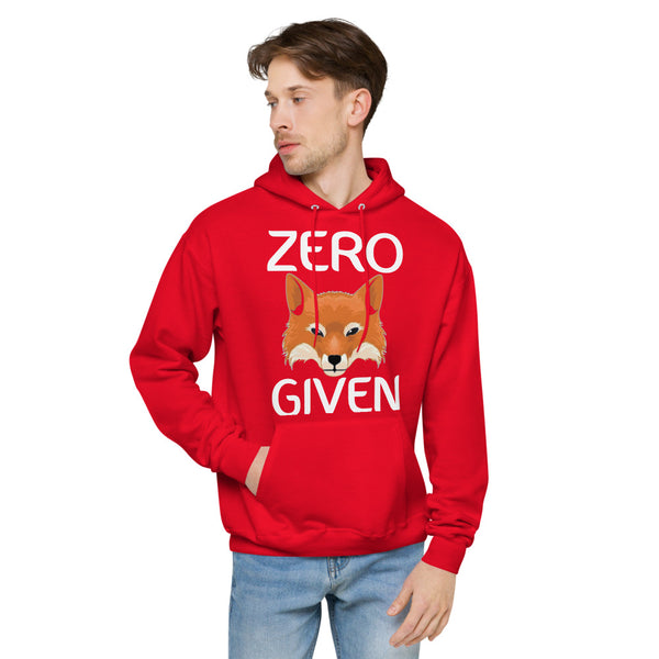 Zero Fox Given Men's Fleece Hoodie