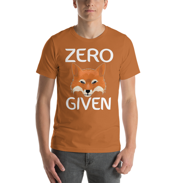 Zero Fucks Given t-shirt